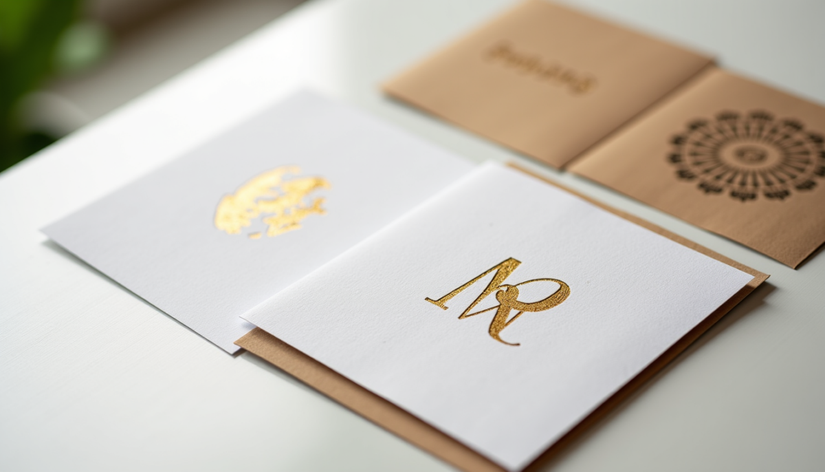 Gaufrage, dorure ou kraft : comment les finitions transforment vos invitations
